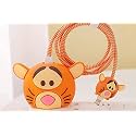 FACTOTECH Protective Charging Case for iPhone 11/12/13/14/15/16/Pro Max,for 18W/20W Charger and Charging Cable,Have Durable Cable Sleeve -Tigger
