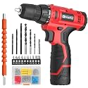 Fadakwalt Cordless Drill Set, 20V Electric Power Drill with Battery And Charger