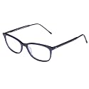 Faddish Anti-glare Rectangular Unisex Spectacle Frame with UV400 &amp; Bluelight Blocking Computer Glasses for Eye Safety from Bluelight by Computer Mobile (SKUDDY C6 BBL|Blue Block|UV400|Navy Blue)