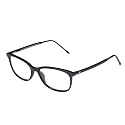 Faddish Anti-glare Rectangular Unisex Spectacle Frame with UV400 &amp; Bluelight Blocking Computer Glasses for Eye Safety from Bluelight by Computer Mobile(SKUDDY CM1 BBL|Blue Block|UV400|Matte Black)
