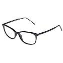Faddish Anti-glare Rectangular Unisex Spectacle Frame with UV400 & Bluelight Blocking Computer Glasses for Eye Protection from Bluelight by Computer Tablet Mobile(SKUDDY C1 BBL|Blue Block|UV400|Black)