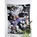 Anime Inspired Flag Mini Tapestry, Gear Five Printed Anime Theme Backdrop For Wall Hanging Home Decor Bedroom (35.5 x 27.5 In)