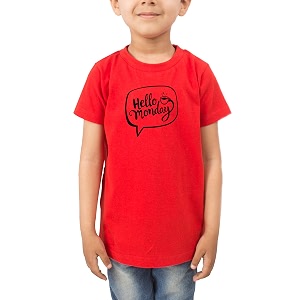 Hello Monday Box Kids T-Shirt Boys Girls