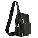 FADEON Sling Bags for Women Crossbody Bag, Designer PU Leather Sling Purse