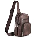 FADEON Sling Bags for Women Crossbody Bag, Designer PU Leather Sling Purse