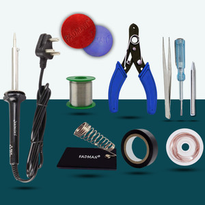 fadman pack of 10 basic heavy professional 60 watt soldering iron kit 60 w simple