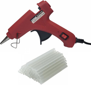 fadman red mini 20 watt  25 glue sticks hot melt glue gun for art  crafts diy kirigami paper pcb plush toys crafts woodbox standard temperature corded glue gun