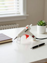FADMAN White Mini 20 Watt & 25 Glue Sticks Hot Melt Glue Gun For Art & Crafts, DIY, Kirigami, Paper, PCB, Plush Toys, Crafts, Wood,Box Standard Temperature Corded Glue Gun