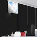FADOTY 100% Blackout Curtains 2 Pack, 57"x 118" Black Out Window Cover