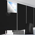 FADOTY 100% Blackout Curtains, 57"x 157" Portable Black Out Window Cover