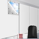 FADOTY 100% Blackout Curtains, 57"x 79" Portable Black Out Window Cover