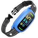 FAFAFROG Dog Bark Collar, Rechargeable Smart Collar, Anti Barking Training Collar with 5 Adjustable Sensitivity Beep Vibration, Bark Collar for Large Medium Small Dogs (Blue)