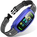FAFAFROG Dog Bark Collar, Rechargeable Smart Collar, Anti Barking Training Collar with 5 Adjustable Sensitivity Beep Vibration, Bark Collar for Large Medium Small Dogs (Purple)