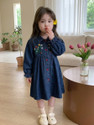 FAHIMCREATION Baby Girls Below Knee Casual Dress