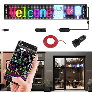 FAHKNS Programmable LED Sign Matrix Panel Flexible
