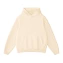 FAIABLE Mens Hoodies Oversized Unisex Acid Wash Hoodie Heavyweight Fleece Vintage Cotton Sweatshirt Men Women Streetwear