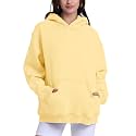 FAIABLE Womens Oversized Acid Wash Hoodie Unisex Heavyweight Fleece Cotton Hoodies Vintage Washed Sweatshirt for Women