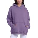 FAIABLE Womens Oversized Acid Wash Hoodie Unisex Heavyweight Fleece Cotton Hoodies Vintage Washed Sweatshirt for Women