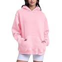 FAIABLE Womens Oversized Acid Wash Hoodie Unisex Heavyweight Fleece Cotton Hoodies Vintage Washed Sweatshirt for Women