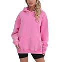 FAIABLE Womens Oversized Acid Wash Hoodie Unisex Heavyweight Fleece Cotton Hoodies Vintage Washed Sweatshirt for Women