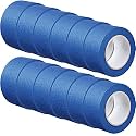 Fainne 12 Rolls Blue Painters Paint Masking Tape, Blue, 1.4 Inch X 55 Yards