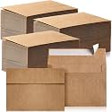 Fainne Kraft Envelopes for Invitation, A6, 4.75 x 6.50 in, 600 Pack