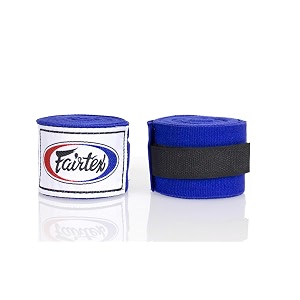 fairtex fairtex elastic cotton handwraps hw2 - full length hand wraps many colors blue
