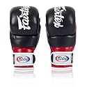 Fairtex FGV18 MMA Boxing Gloves, Leather Muay Thai Martial Arts Training