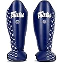 Fairtex SP5 Muay Thai Shin Guards for Men, Women, Kids | Shinguards are Premium, Lightweight & Durable | Extended Protection to Avoid shin splints During Training or Sparring