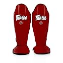 Fairtex SP5 Muay Thai Shin Guards for Men, Women, Kids | Shinguards are Premium, Lightweight & Durable | Extended Protection to Avoid shin splints During Training or Sparring