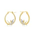 Hoop Earrings Hypoallergenic Gold Plated Earring