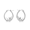 Hoop Earrings Hypoallergenic Gold Plated Earring