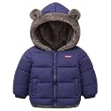 Fairy Baby Infant Baby Winter Coat Cute Teddy Bear Hooded Jacket Warm Fleece Outerwear Windproof Toddler Boys Girl 6M-4T