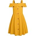 Fairy Dolls Girls Knee Length Cotton Dress