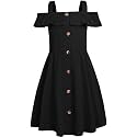 Fairy Dolls Girls Knee Length Cotton Dress