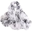FAIRYGATE Large Scarf Women's Scarves and Scarves Georgette Lightweight Scarf Gift Shawls Stole Woman Winter 38