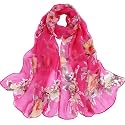 FAIRYGATE Large Scarf Women's Scarves and Scarves Georgette Lightweight Scarf Gift Shawls Stole Woman Winter 38