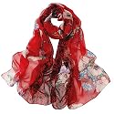 FAIRYGATE Large Scarf Women's Scarves and Scarves Georgette Lightweight Scarf Gift Shawls Stole Woman Winter 38