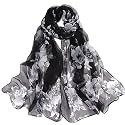 FAIRYGATE Large Scarf Women's Scarves and Scarves Georgette Lightweight Scarf Gift Shawls Stole Woman Winter 38