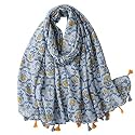 FAIRYGATE Women's High Quality Scarf for Girls Neckerchief Wrap Scarf Soft Tube Scarf
