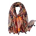 FAIRYGATE Women's High Quality Scarf for Girls Neckerchief Wrap Scarf Soft Tube Scarf