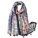 FAIRYGATE Women's High Quality Scarf for Girls Neckerchief Wrap Scarf Soft Tube Scarf