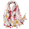 FAIRYGATE Women's High Quality Scarf for Girls Neckerchief Wrap Scarf Soft Tube Scarf