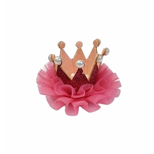 fairytale fashion cute girl crown princess hairpin with lace pearl shiny star headband hair accessories