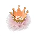 Fairytale Fashion Cute Girl Crown Princess Hairpin With Lace Pearl Shiny Star Headband Hair Accessories