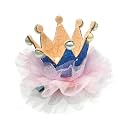 Fairytale Fashion Cute Girl Crown Princess Hairpin With Lace Pearl Shiny Star Headband Hair Accessories