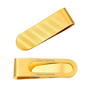 faithheart men wallet money clip customize available best gift for father send gift box stainless steelgold plated men minimalist wallet charms money card holder