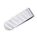 FaithHeart Men Wallet Money Clip, Customize Available Best Gift for Father (Send Gift Box), Stainless Steel/Gold Plated Men Minimalist Wallet Charms Money Card Holder
