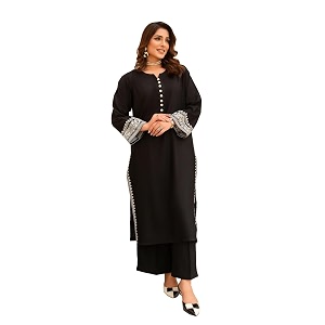 Faiz TEXTLE Women Embroidered Kurta Set Viscose