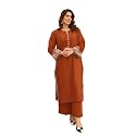 Faiz TEXTLE Women Embroidered Kurta Set Viscose